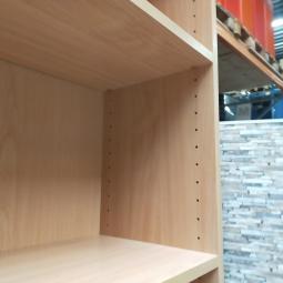  - 1x beuken kleur houten boekenkast (5)