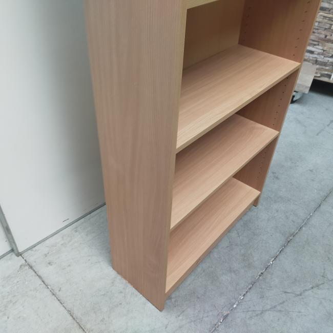  - 1x beuken kleur houten boekenkast (6)