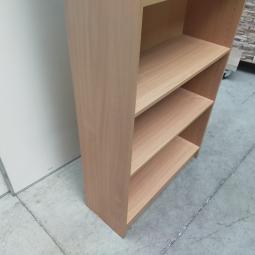  - 1x beuken kleur houten boekenkast (6)
