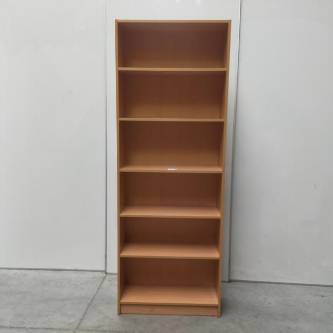  - 1x beuken kleur houten boekenkast (9)