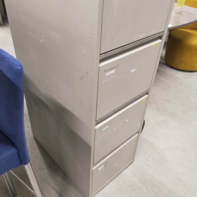  - 1x ahrend oda industriele metalen ladekast (13)