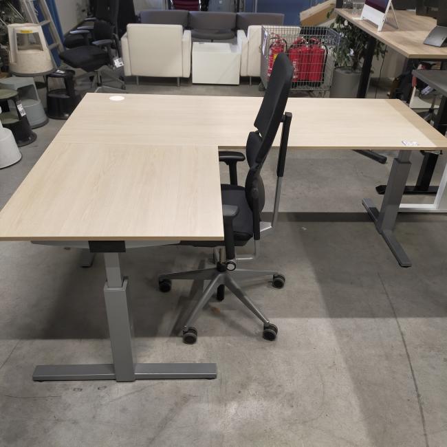  - 1x Gispen hoekbureau ihv met handslinger (30)