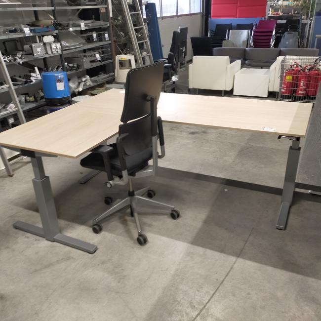  - 1x Gispen hoekbureau ihv met handslinger (36)