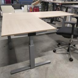  - 1x Gispen hoekbureau ihv met handslinger (1)