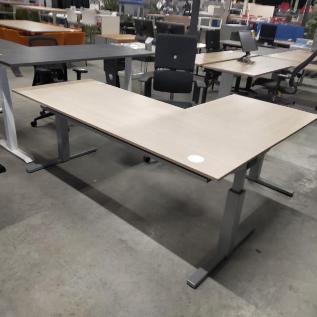  - 1x Gispen hoekbureau ihv met handslinger (4)