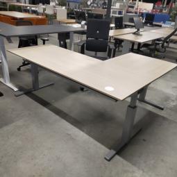  - 1x Gispen hoekbureau ihv met handslinger (4)