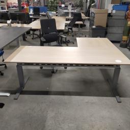  - 1x Gispen hoekbureau ihv met handslinger (6)