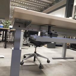  - 1x Gispen hoekbureau ihv met handslinger (8)