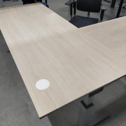  - 1x Gispen hoekbureau ihv met handslinger (17)