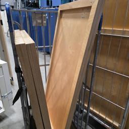  - dikke multiplex bladen 56 mm dik  2x160 en 9x120 en 5x150 cm  (3)