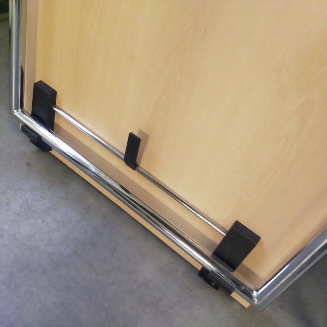  - partij zeer degelijke BRUNNER inklapbare tafels, klaptafels  (12)