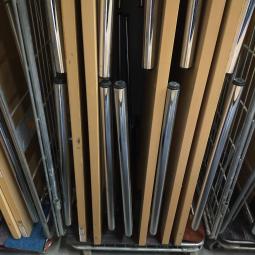  - partij zeer degelijke BRUNNER inklapbare tafels, klaptafels  (19)