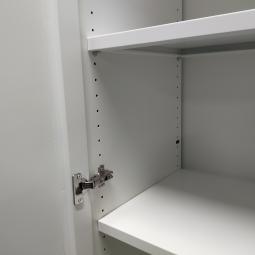  - partij witte metalen 2-deurs kantoorkasten incl sleutels nieuwstaat!! (33)