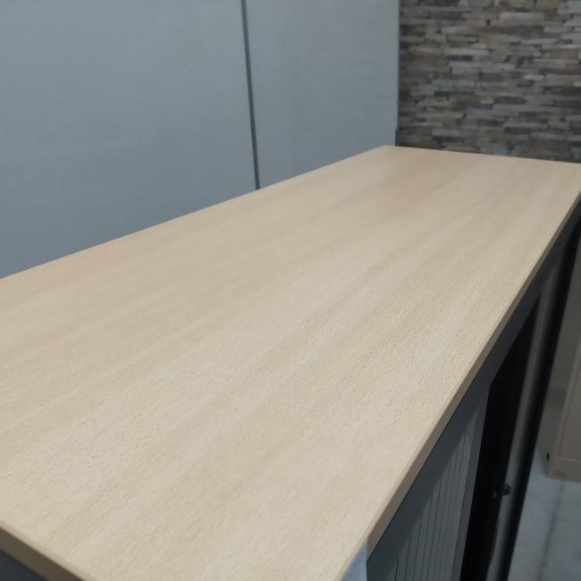  - 179,- pst 3x schaffenburg zwart met beuken kleur blad 148x120x45 cm zonder sleutels en 3x ihv schappen per kast (6)