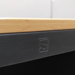  - 179,- pst 3x schaffenburg zwart met beuken kleur blad 148x120x45 cm zonder sleutels en 3x ihv schappen per kast (8)