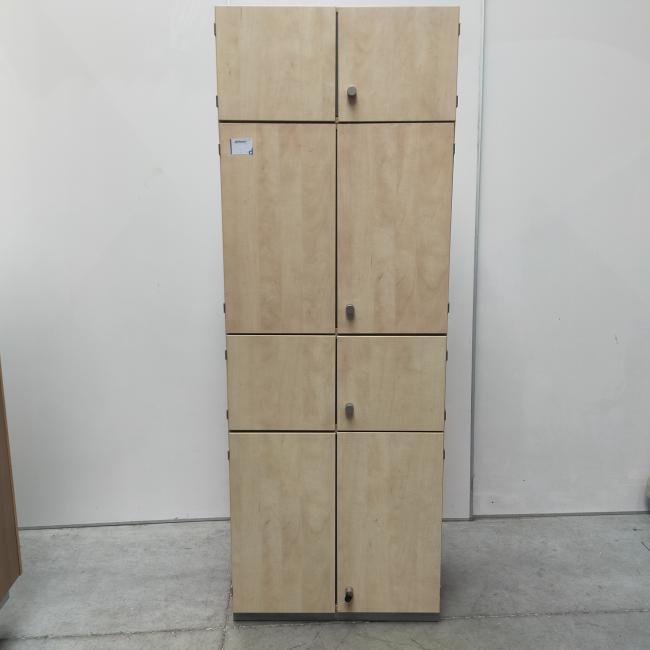  - 1x PFD Interior 4-delige houten kantoorkast 8-deurs (4)