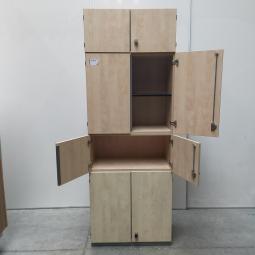 - 1x PFD Interior 4-delige houten kantoorkast 8-deurs (6)