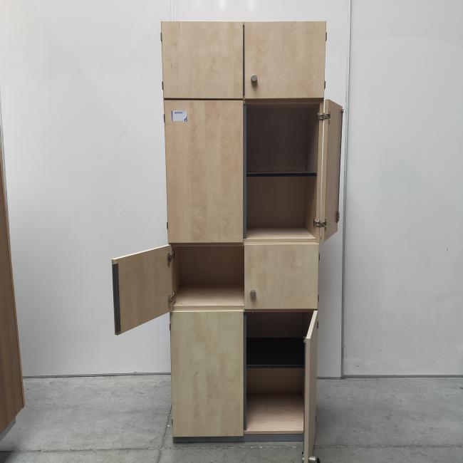  - 1x PFD Interior 4-delige houten kantoorkast 8-deurs (7)