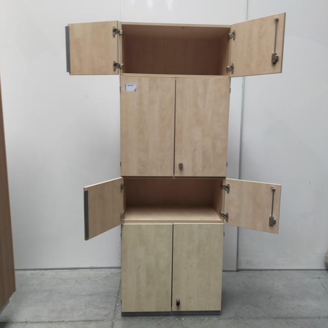  - 1x PFD Interior 4-delige houten kantoorkast 8-deurs (8)
