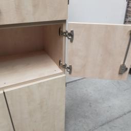  - 1x PFD Interior 4-delige houten kantoorkast 8-deurs (10)