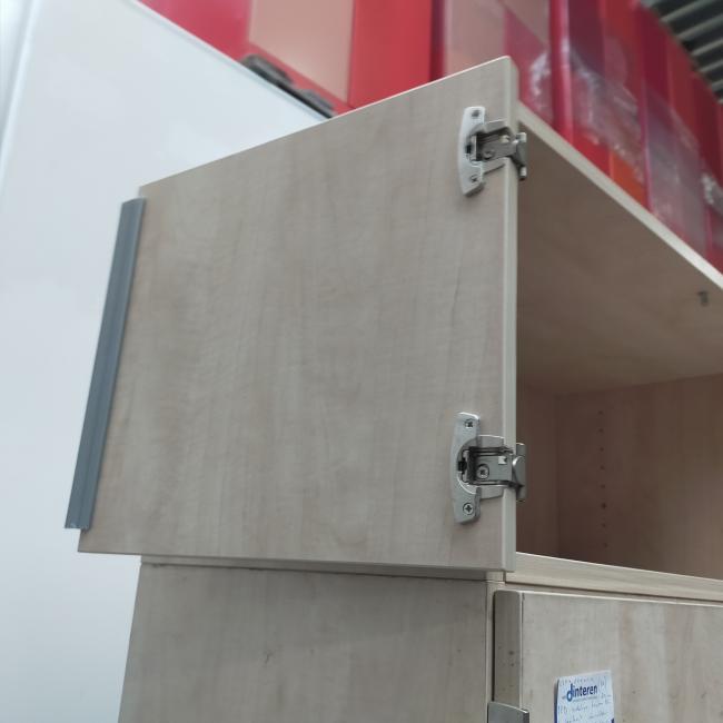  - 1x PFD Interior 4-delige houten kantoorkast 8-deurs (12)