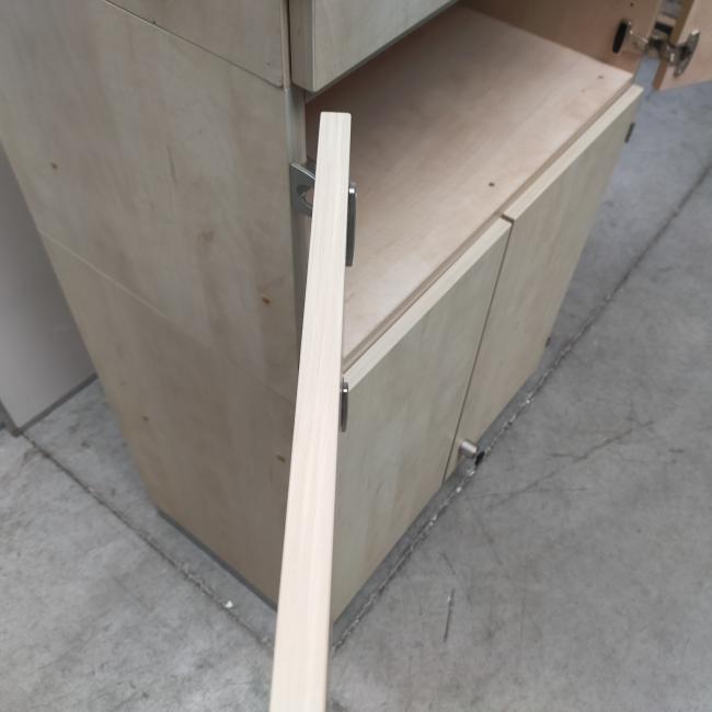  - 1x PFD Interior 4-delige houten kantoorkast 8-deurs (13)