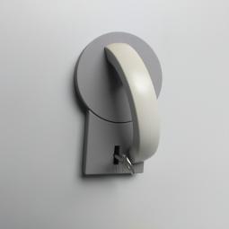  - 1x Sistec dikwandige brandvertragende kluiskast met 1x baardsleutel en 4 ihv metalen schappen (8)