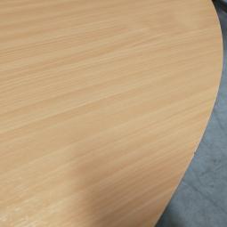  - 2x ahrend mehes beuken kleur afwijkende kleuren!! mdf houten blad ovaal 180x120  (213)