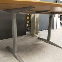  - 2x ahrend mehes beuken kleur afwijkende kleuren!! mdf houten blad ovaal 180x120  (216)