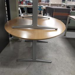  - 2x ahrend mehes beuken kleur afwijkende kleuren!! mdf houten blad ovaal 180x120  (227)