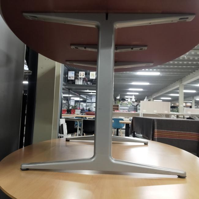  - 2x ahrend mehes beuken kleur afwijkende kleuren!! mdf houten blad ovaal 180x120  (229)