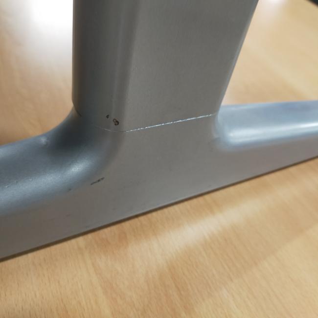  - 2x ahrend mehes beuken kleur afwijkende kleuren!! mdf houten blad ovaal 180x120  (232)