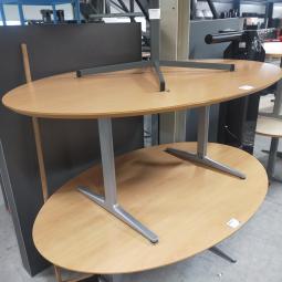  - 2x ahrend mehes beuken kleur afwijkende kleuren!! mdf houten blad ovaal 180x120  (7)