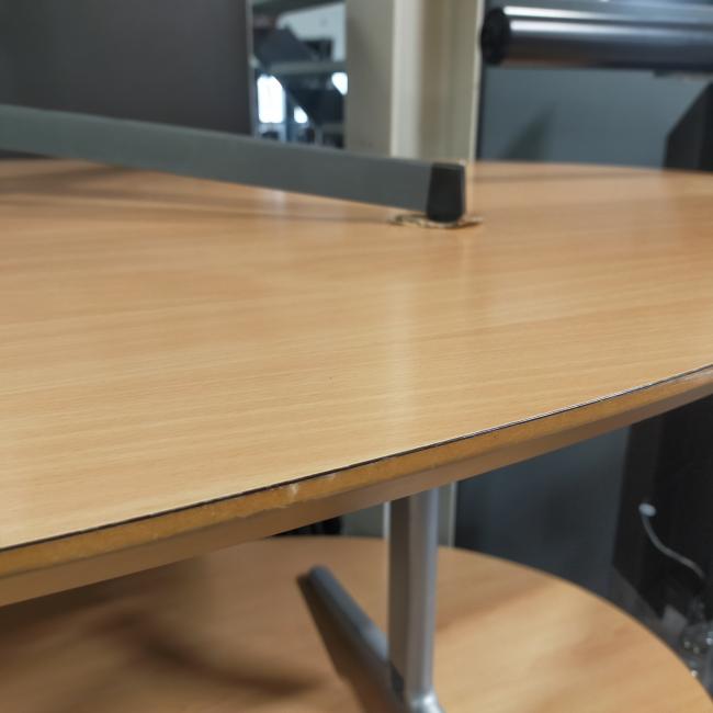  - 2x ahrend mehes beuken kleur afwijkende kleuren!! mdf houten blad ovaal 180x120  (8)