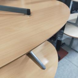  - 2x ahrend mehes beuken kleur afwijkende kleuren!! mdf houten blad ovaal 180x120  (9)