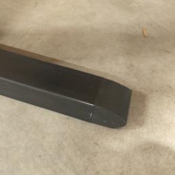  - 240x120 cm ovaal choreo beukenkleur 1x 150,- met krasjes rand (247)