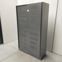  - ahrend alugrijze metalen akoestische kast schuifdeuren (5)