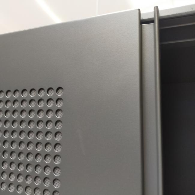  - ahrend alugrijze metalen akoestische kast schuifdeuren (10)