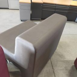  - ahrend set lounge banken 4 delen kunstleder grijs en paars (26)