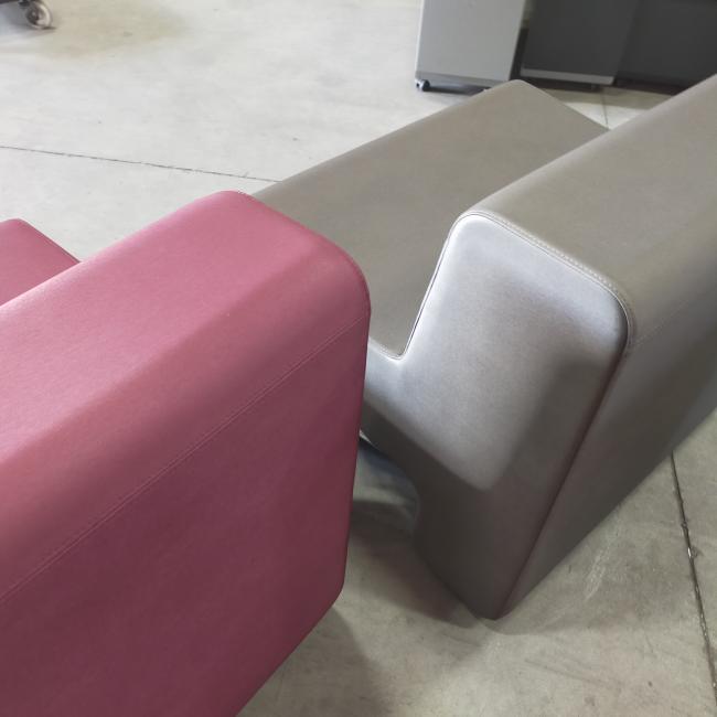  - ahrend set lounge banken 4 delen kunstleder grijs en paars (27)