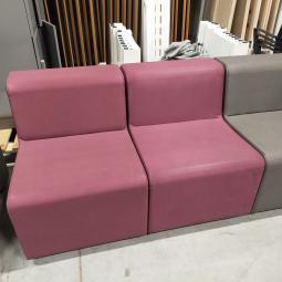  - ahrend set lounge banken 4 delen kunstleder grijs en paars (31)