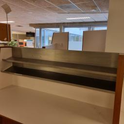  - 2x zware RVS schap