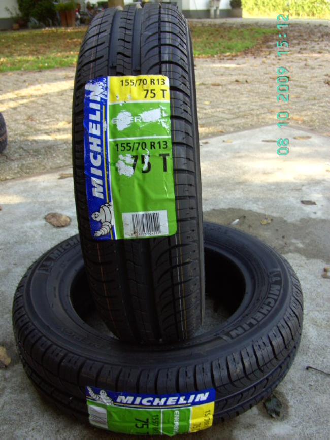  - 2X 155-70-R13 75T MICHELIN ENERGY 