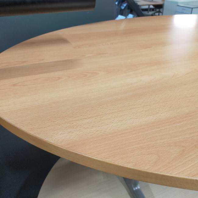  - ovale tafel ahrend mehes beukenkleur hout 180x120 cm 1x (4)