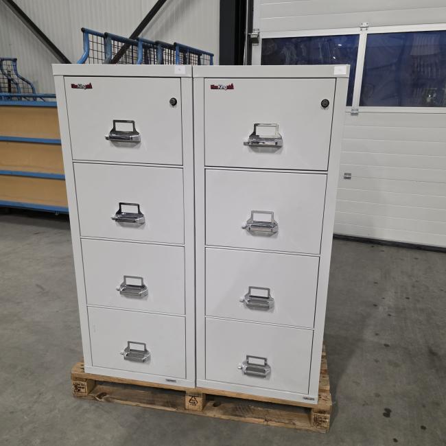  - 2X FIREKING BRANDWERENDE LADENKAST AFM 134X53X80 HXBXD BINNENMAAT LADE 25X39X66 HXBXD   (1)