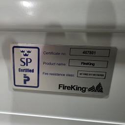  - 2X FIREKING BRANDWERENDE LADENKAST AFM 134X53X80 HXBXD BINNENMAAT LADE 25X39X66 HXBXD   (10)