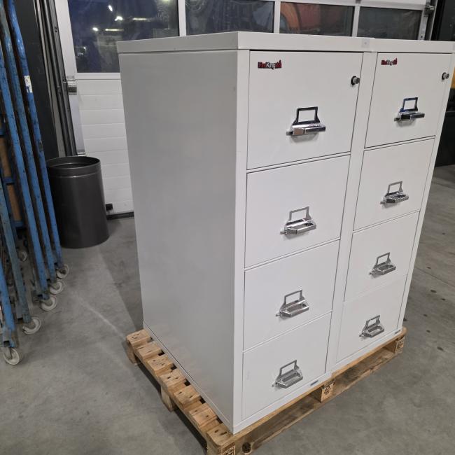  - 2X FIREKING BRANDWERENDE LADENKAST AFM 134X53X80 HXBXD BINNENMAAT LADE 25X39X66 HXBXD   (14)