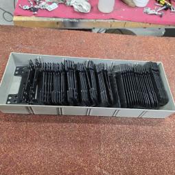  - partij metalen hoekprofielen hoeklijn  135x60x40 mm  dikte 2 mm (5)