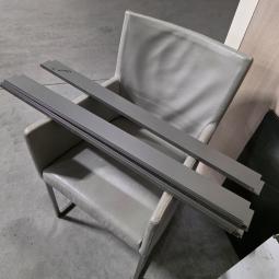  - 9x gelakt metalen hoeklijn 100x8,5 cm 2 mm dik  (2)