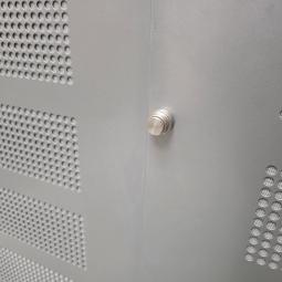  - grote  AHREND akoestische metalen kast 240x195x45 cm hxbxd  (4)